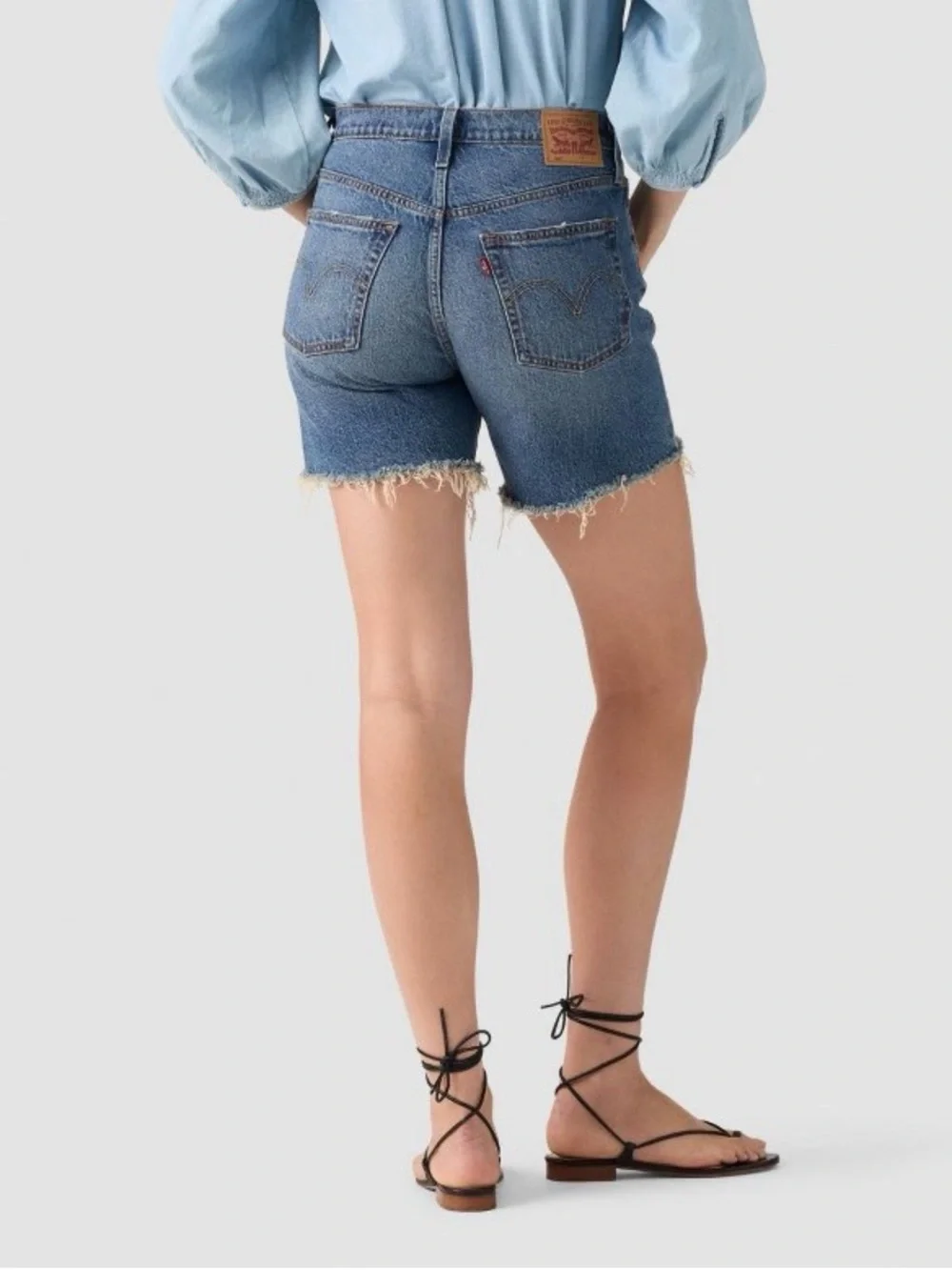 Levi’s Heritage Mid-Rise Cut Off Denim Shorts Sz 8